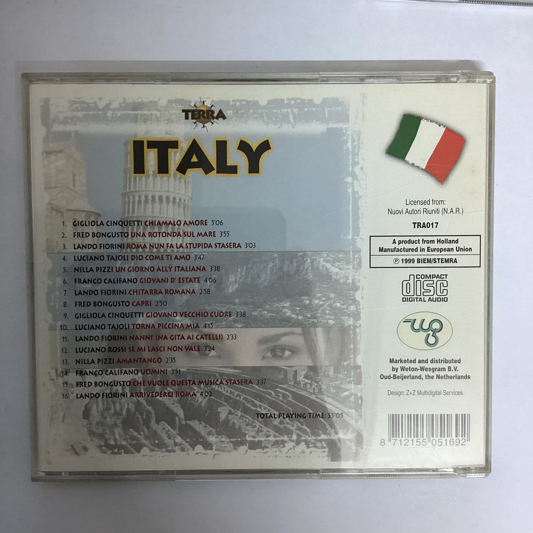 ซีดี Various - Italy CD VG+