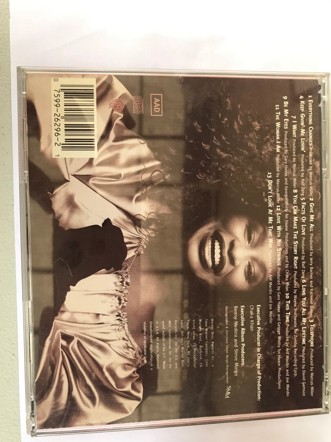 ซีดี Chaka Khan - The Woman I Am CD VG+