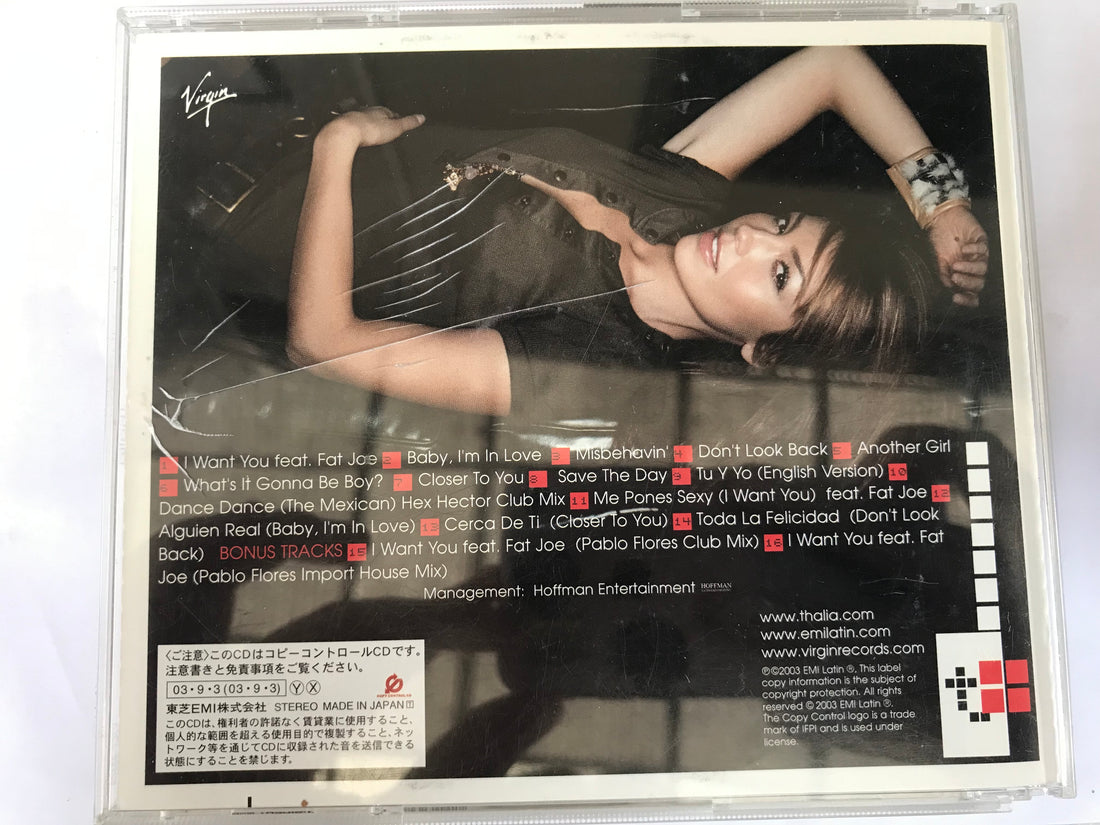 ซีดี Thalía - Thalia CD VG+
