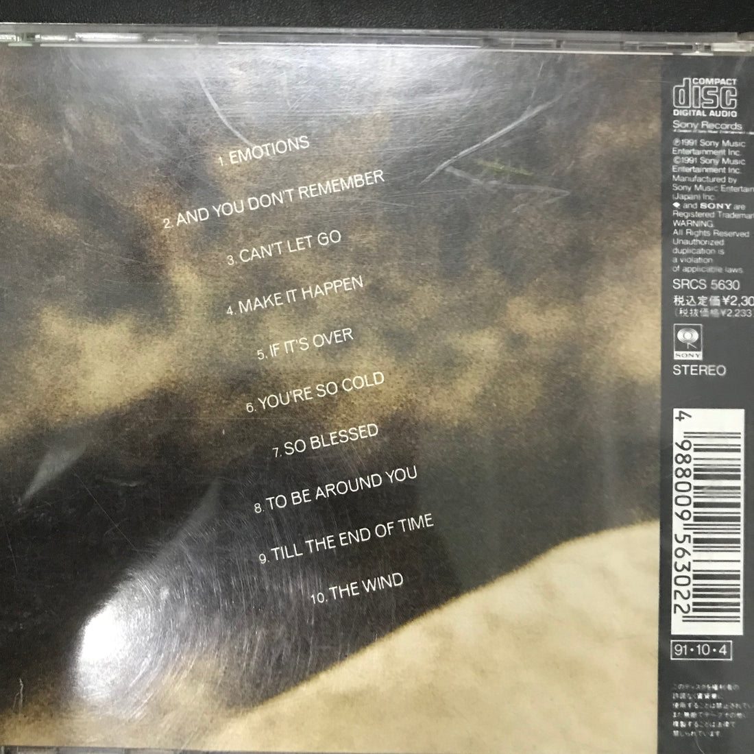 ซีดี Mariah Carey - Emotions CD VG+