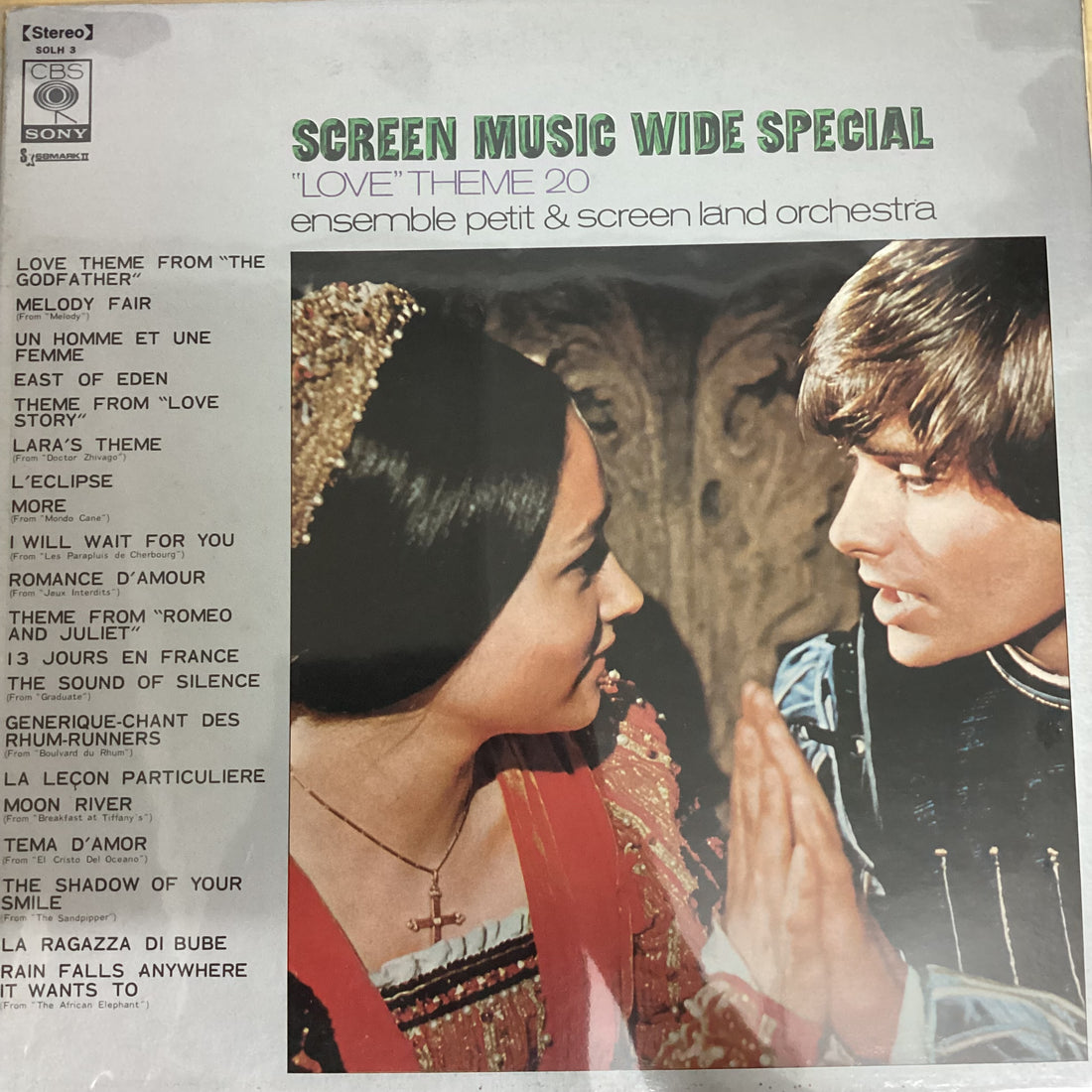 แผ่นเสียง Ensemble Petit & Screenland Orchestra - Screen Music Wide Special. "Love" Theme 20 Vinyl VG+