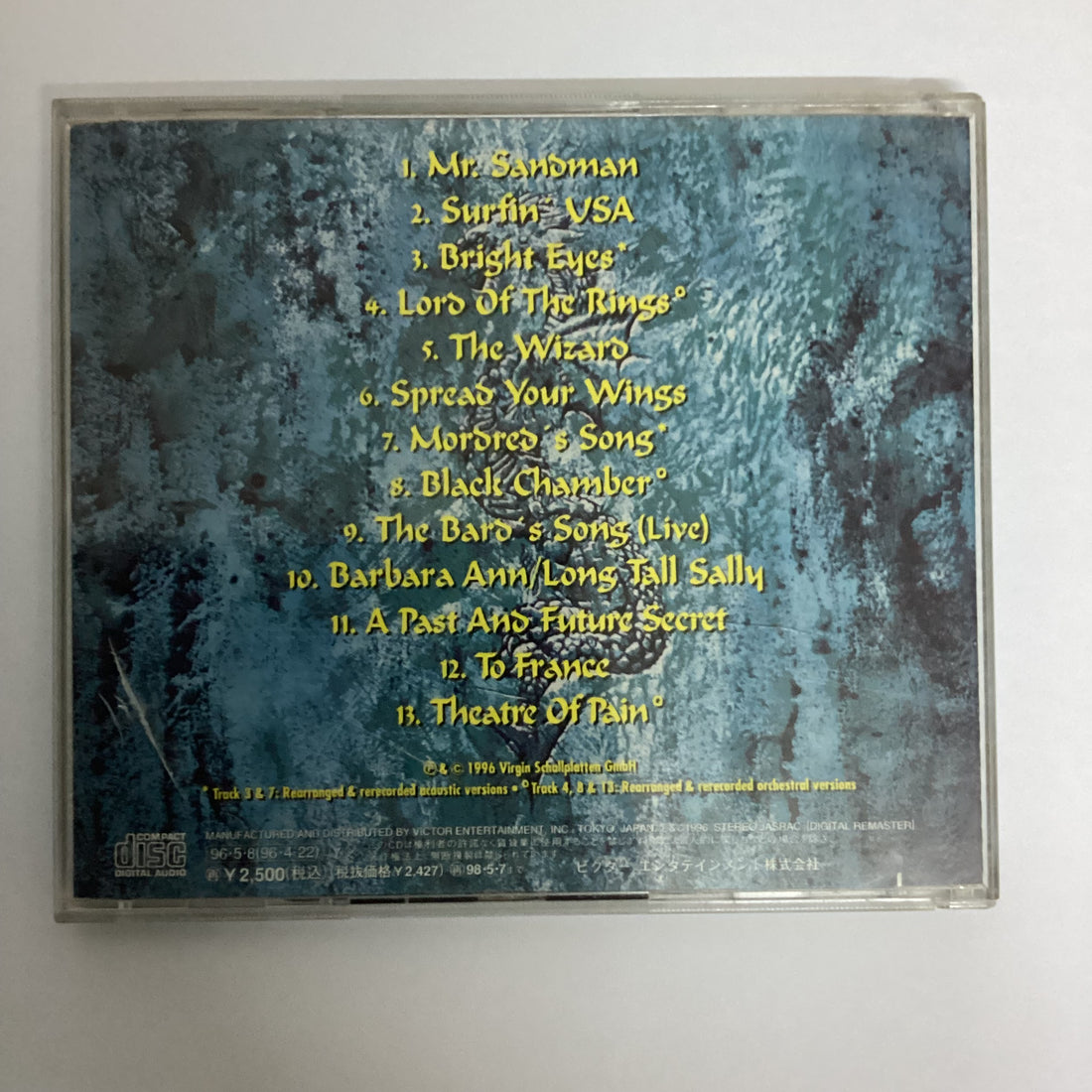 ซีดี Blind Guardian - The Forgotten Tales CD VG+