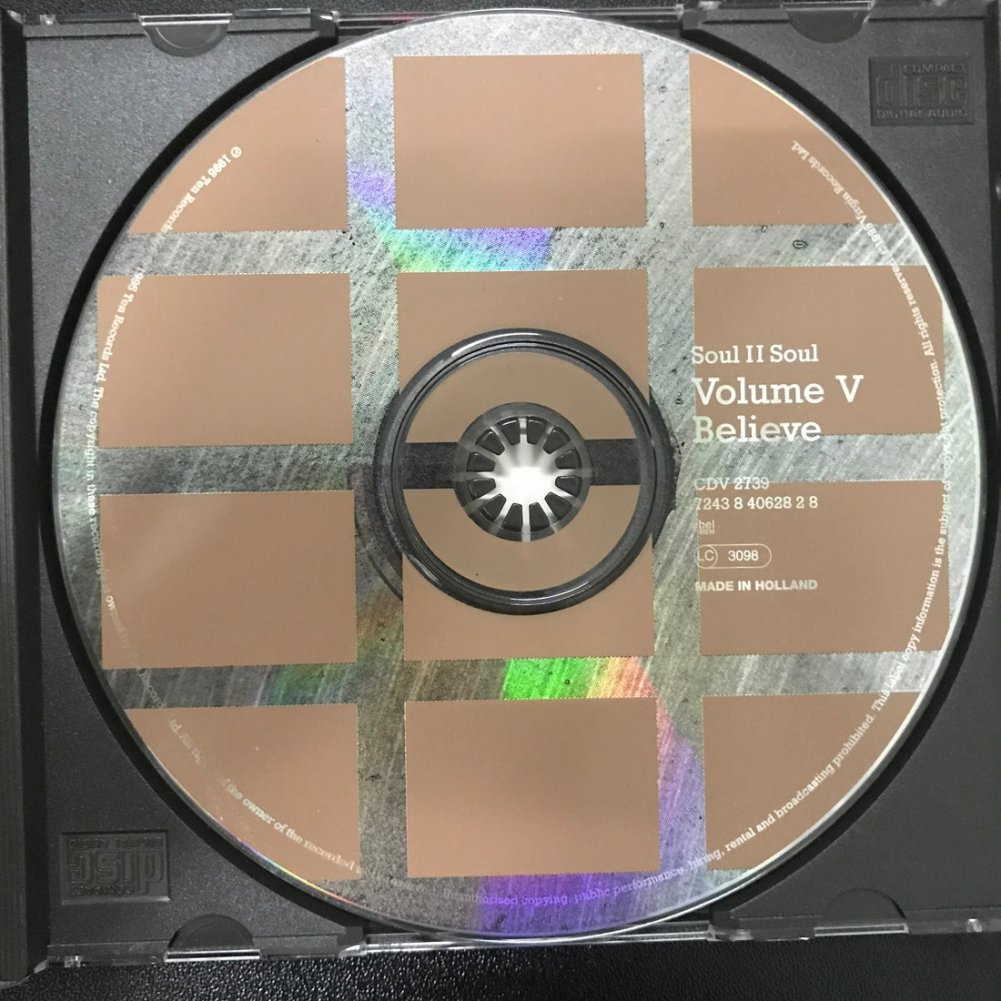 ซีดี Soul II Soul - Volume V Believe CD VG+