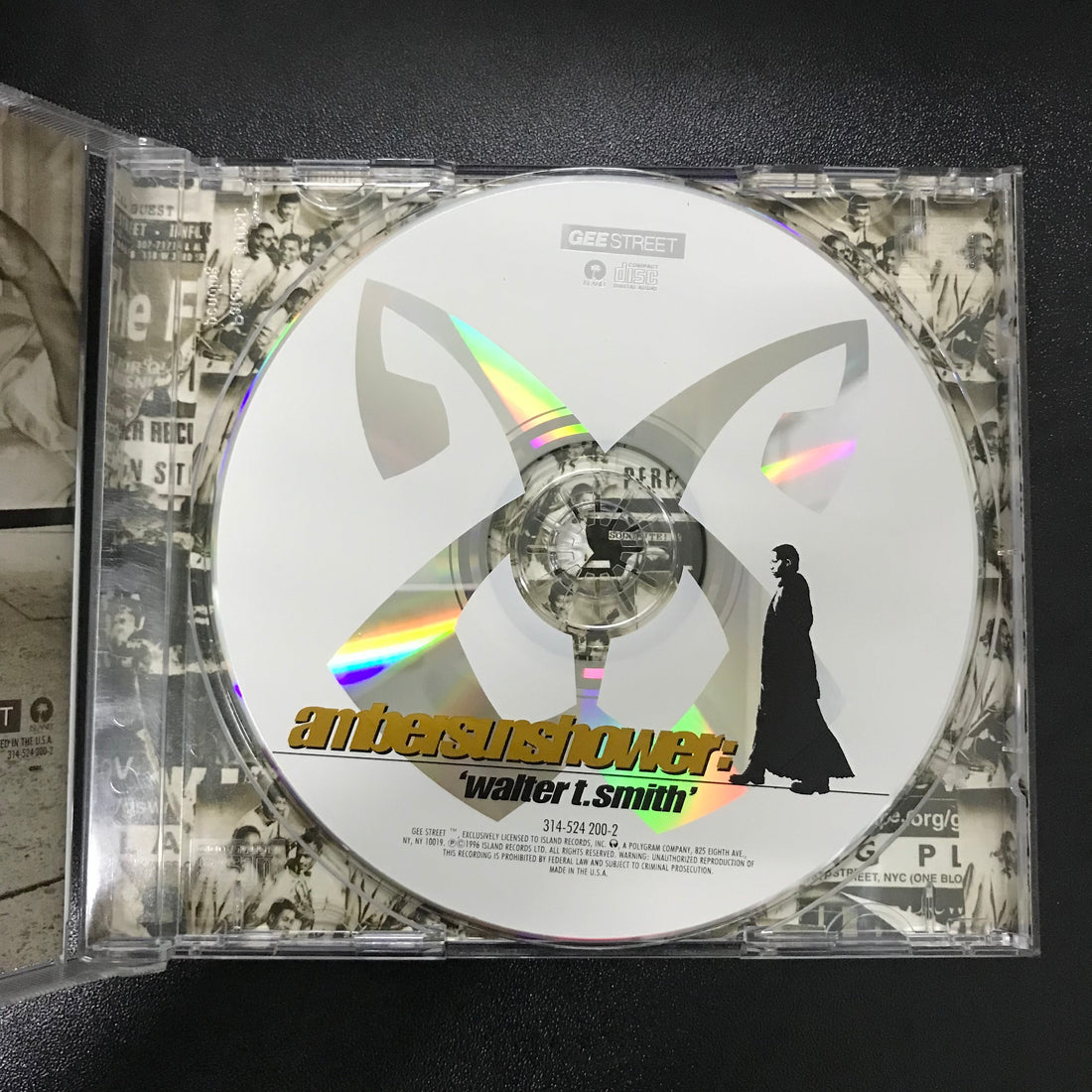 ซีดี Ambersunshower - Walter T. Smith CD VG+