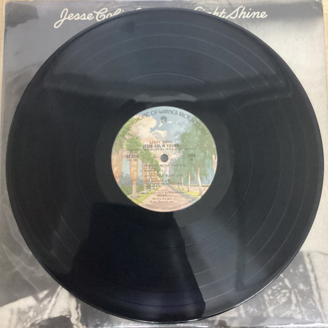 แผ่นเสียง Jesse Colin Young - Light Shine Vinyl VG