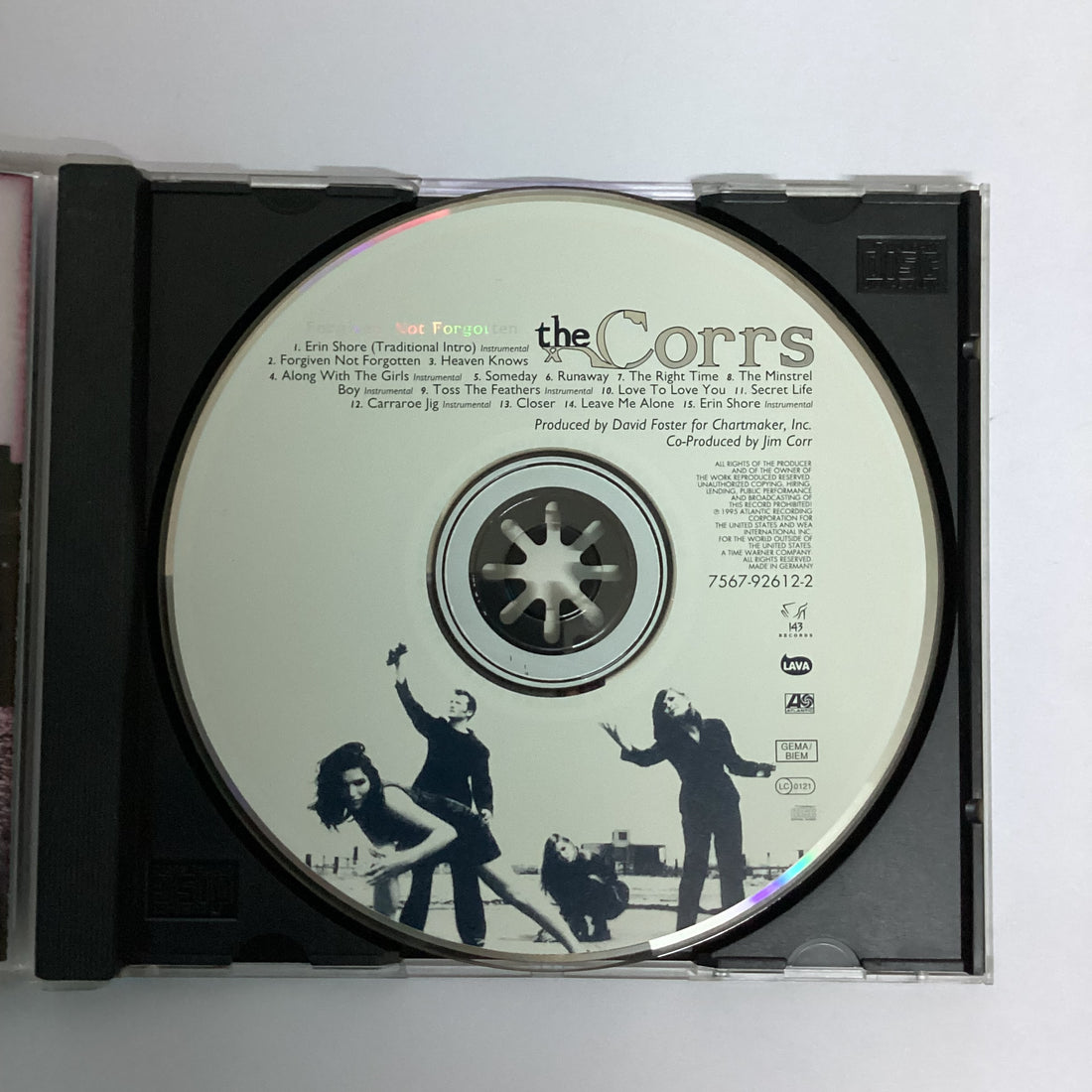 ซีดี The Corrs - Forgiven, Not Forgotten CD VG+