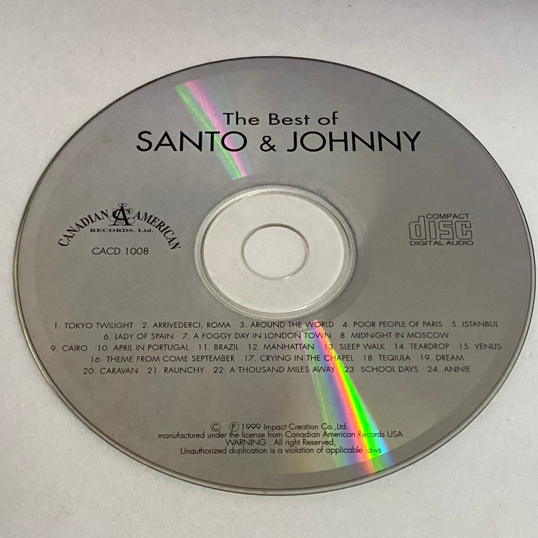 ซีดี Santo & Johnny - The Best Of Santo & Johnny (CD) (VG+)