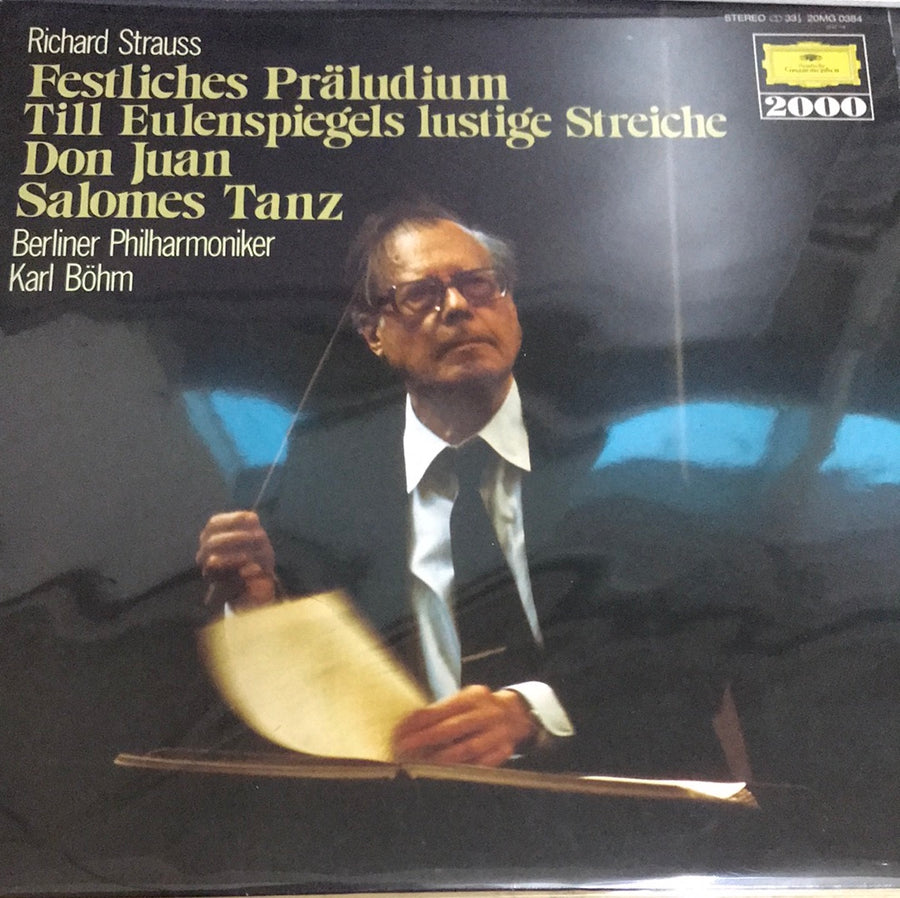 แผ่นเสียง Richard Strauss - Berliner Philharmoniker - Karl Böhm - Festliches Präludium - Till Eulenspiegel - Don Juan - Salomes Tanz (Vinyl) (VG+)