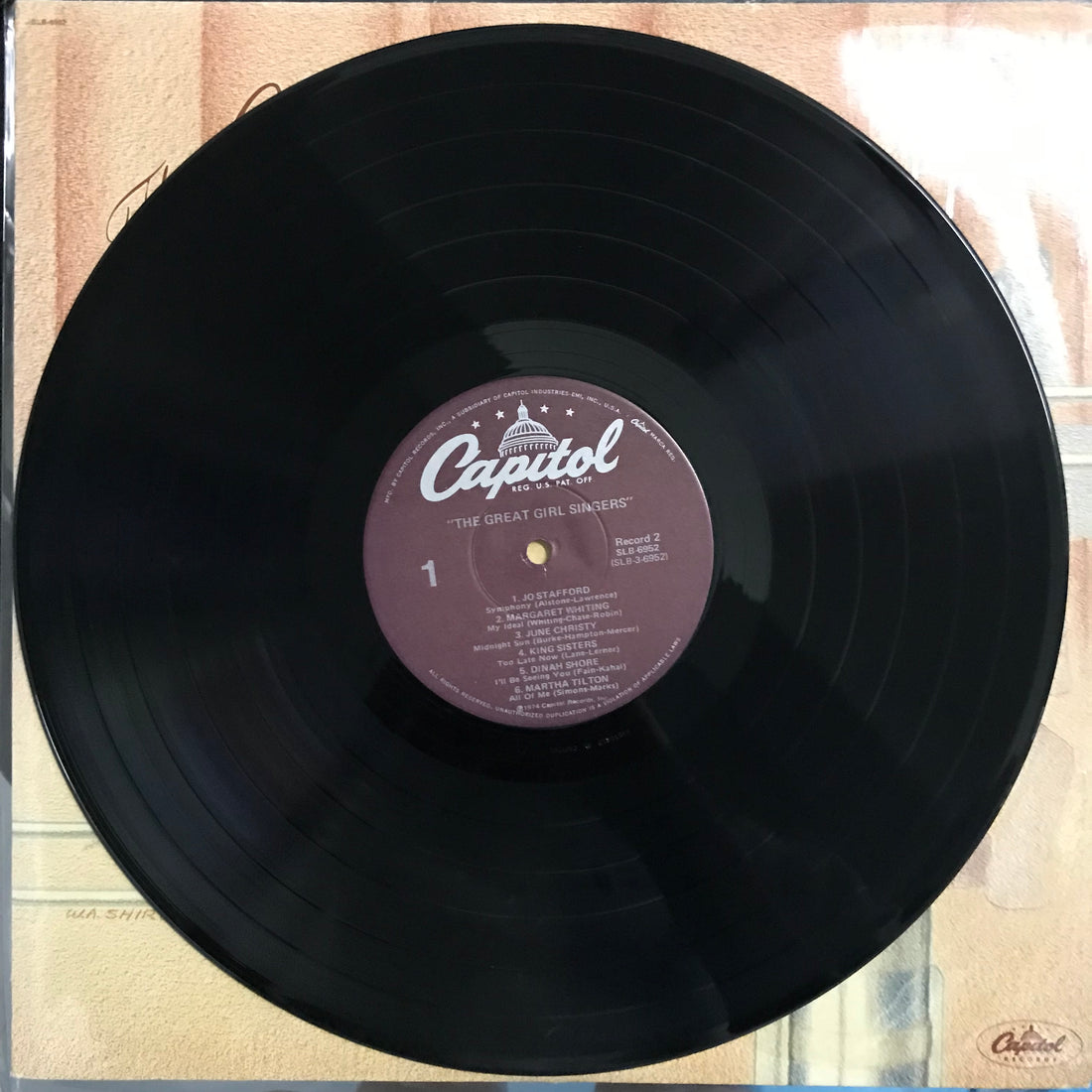 แผ่นเสียง Various - The Great Girl Singers Vinyl VG+