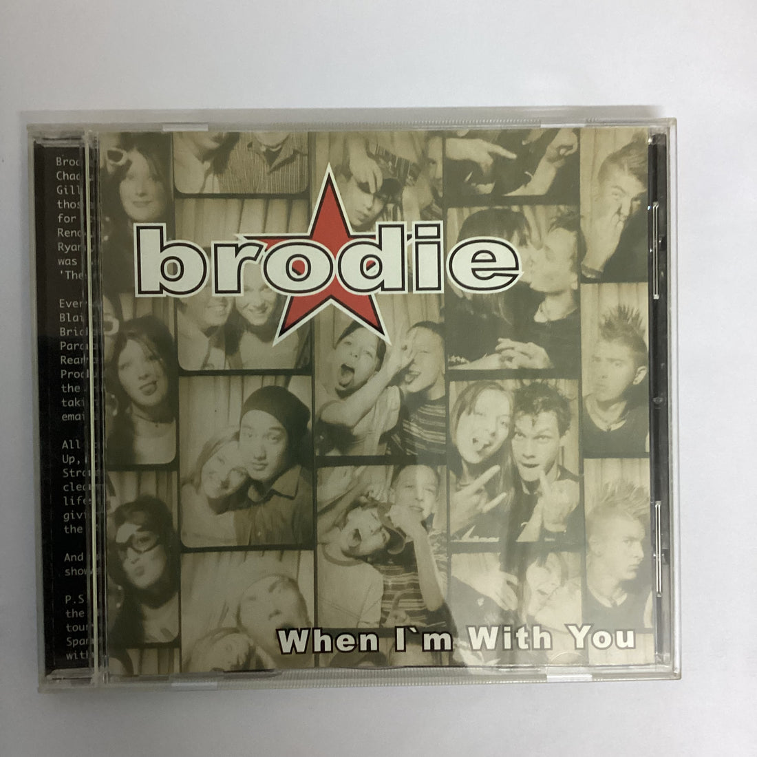 ซีดี Brodie - When I'm With You CD VG+