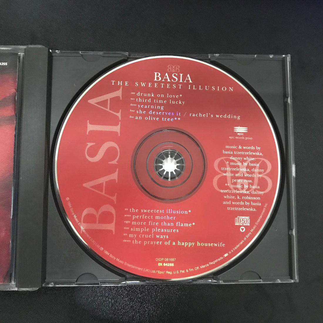 ซีดี Basia - The Sweetest Illusion CD VG+