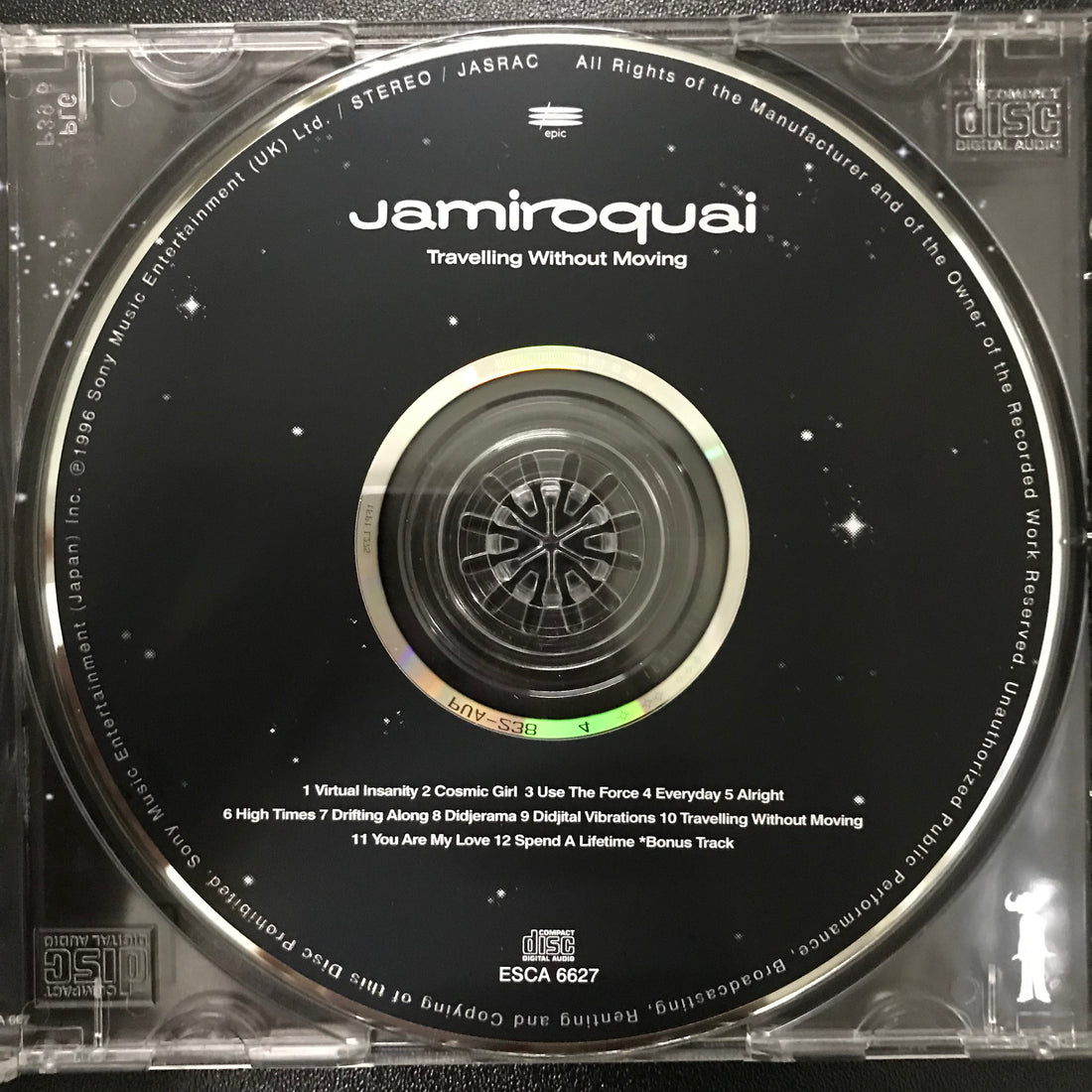 ซีดี Jamiroquai - Travelling Without Moving CD VG+