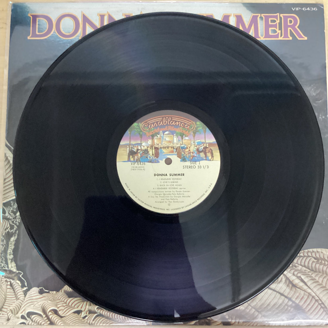 แผ่นเสียง Donna Summer - I Remember Yesterday Vinyl VG+