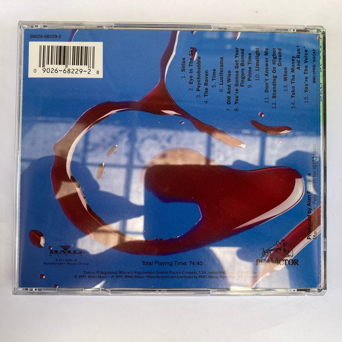 ซีดี Alan Parsons - The Very Best LIVE CD NM or M-