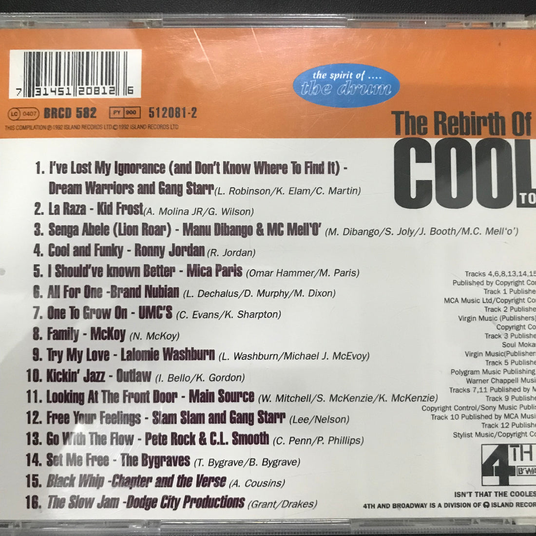 ซีดี Various - The Rebirth Of Cool Too CD VG+