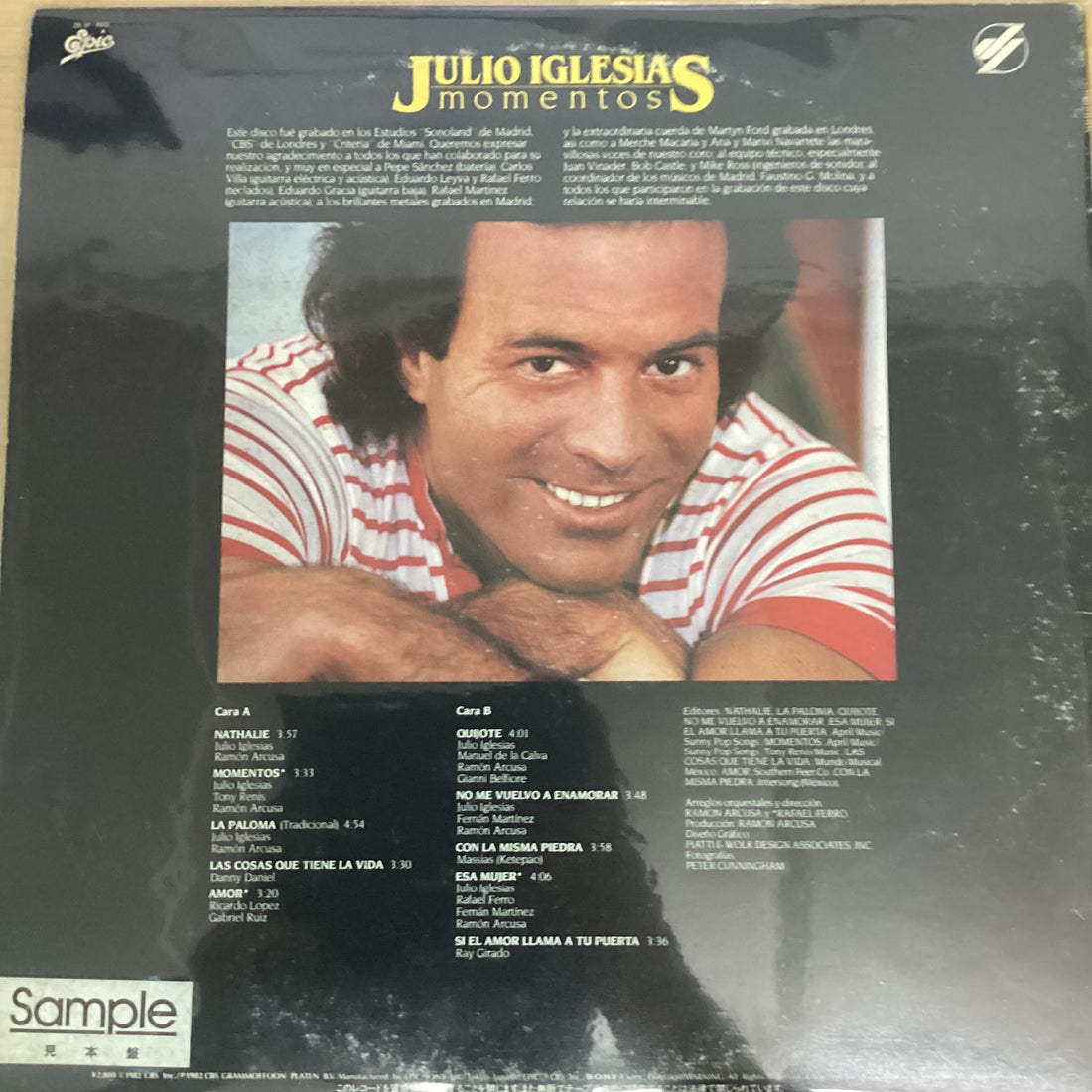 แผ่นเสียง Julio Iglesias - Momentos Vinyl VG+