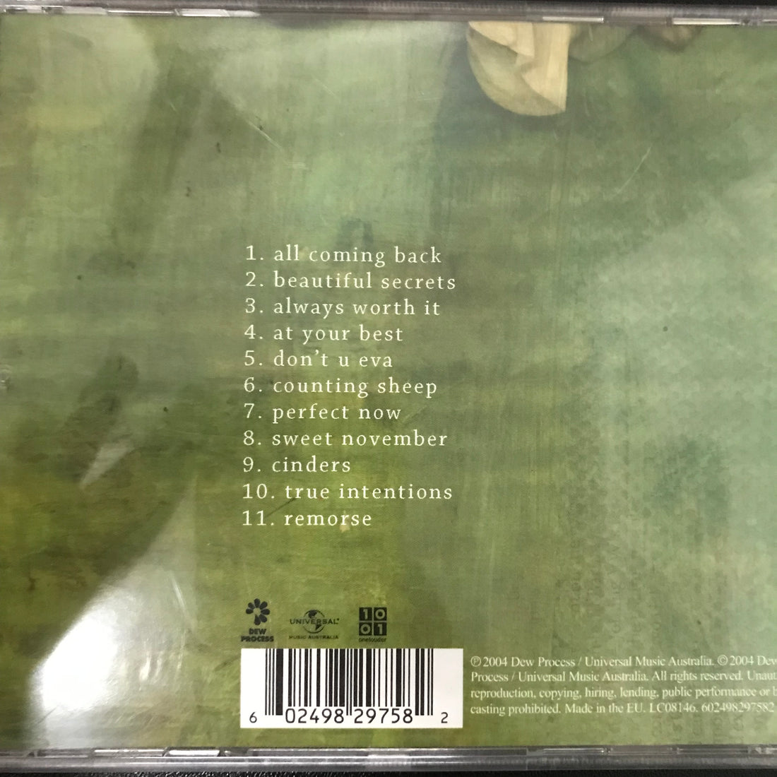 ซีดี Sarah Blasko - The Overture & The Underscore CD VG+