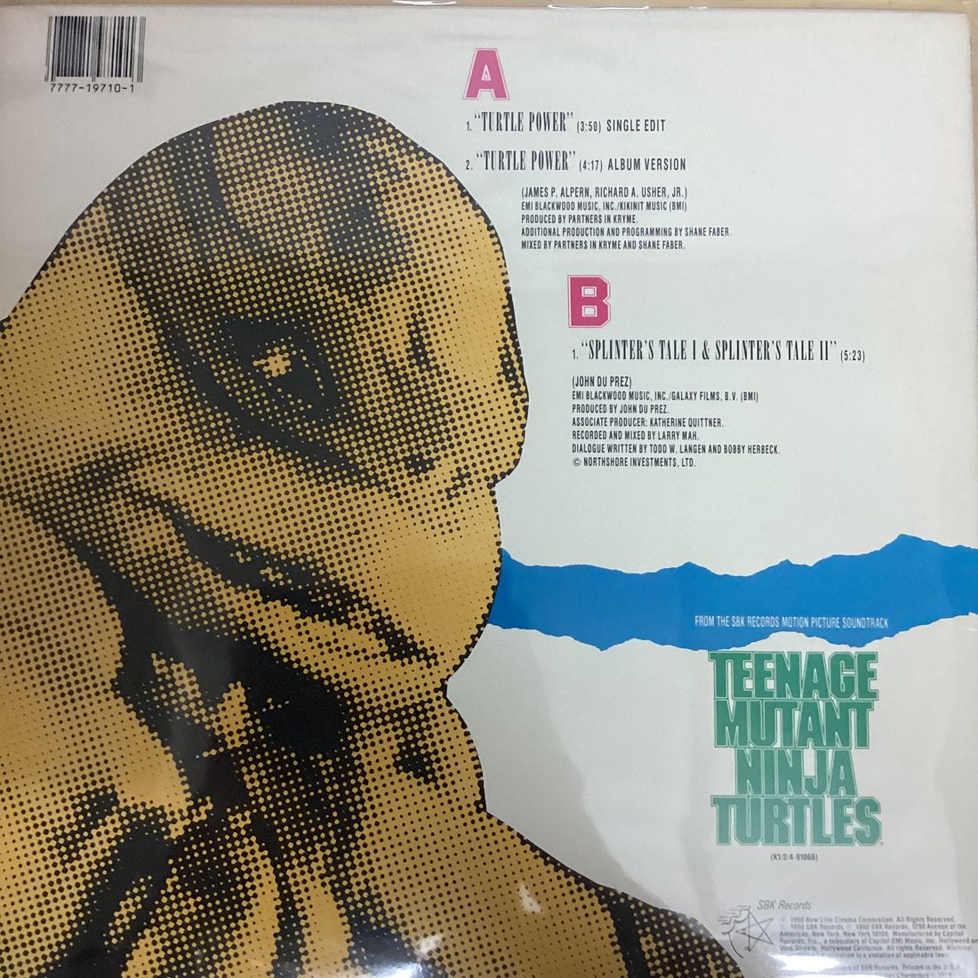 แผ่นเสียง Partners In Kryme - Turtle Power Vinyl VG+