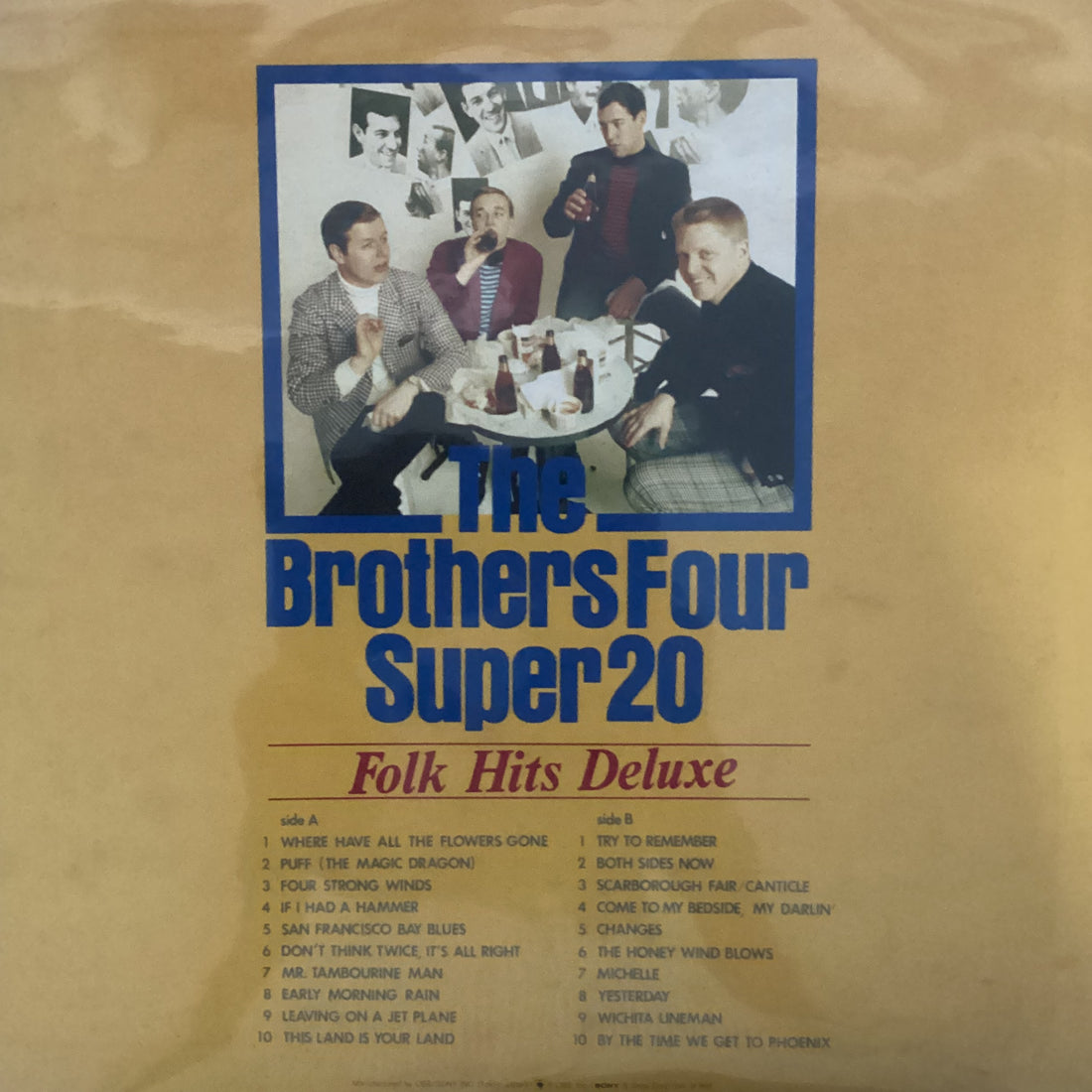 แผ่นเสียง The Brothers Four - The Brothers Four Super 20 Folk Hits Deluxe Vinyl VG+