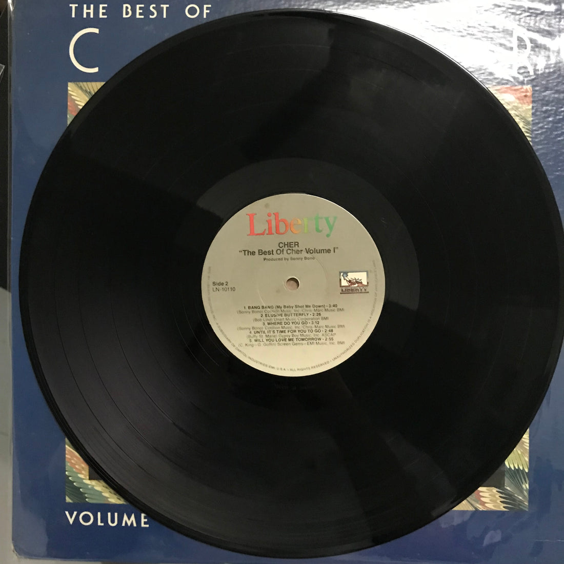 แผ่นเสียง Cher - The Best Of Cher Volume One Vinyl VG+
