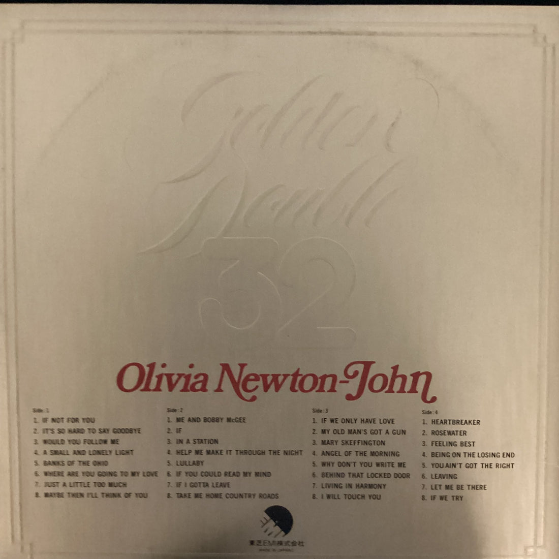 แผ่นเสียง Olivia Newton-John - Crystal Lady Vinyl VG+ 2LPs