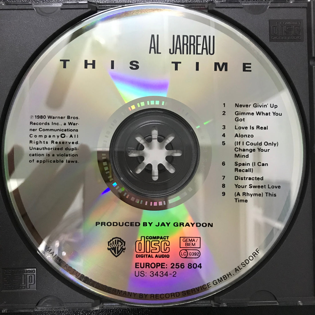 ซีดี Al Jarreau - This Time CD VG+
