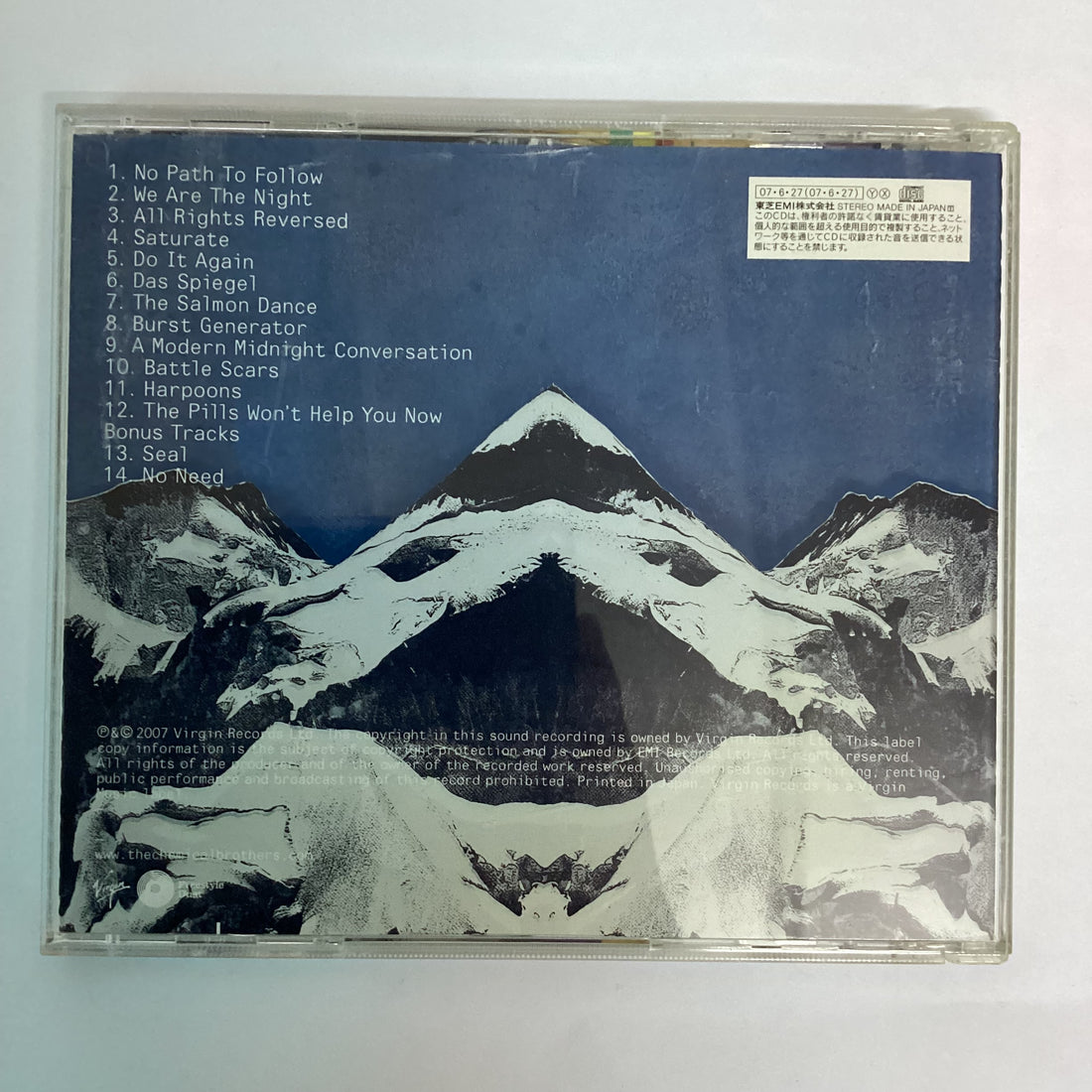 ซีดี The Chemical Brothers - We Are The Night CD VG