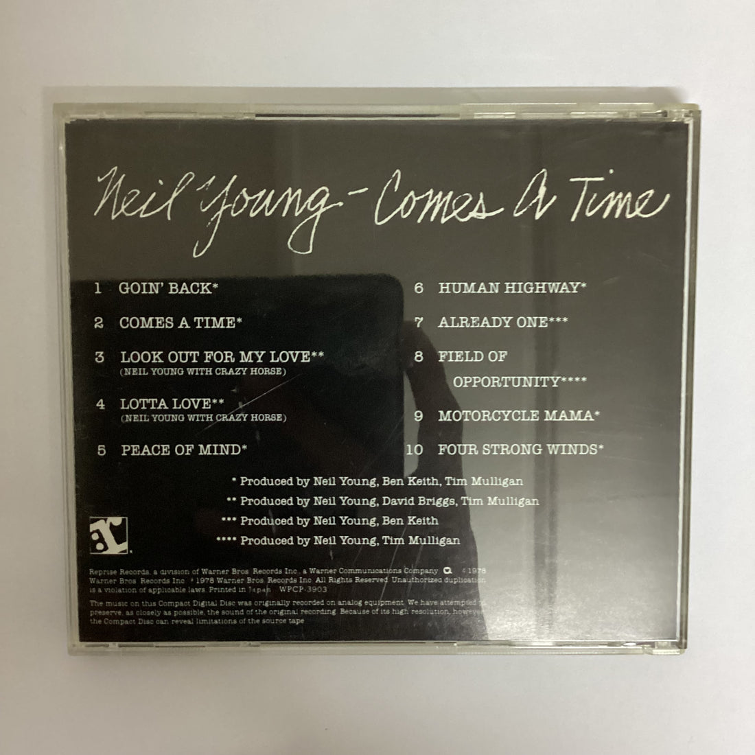 ซีดี Neil Young - Comes A Time CD VG+