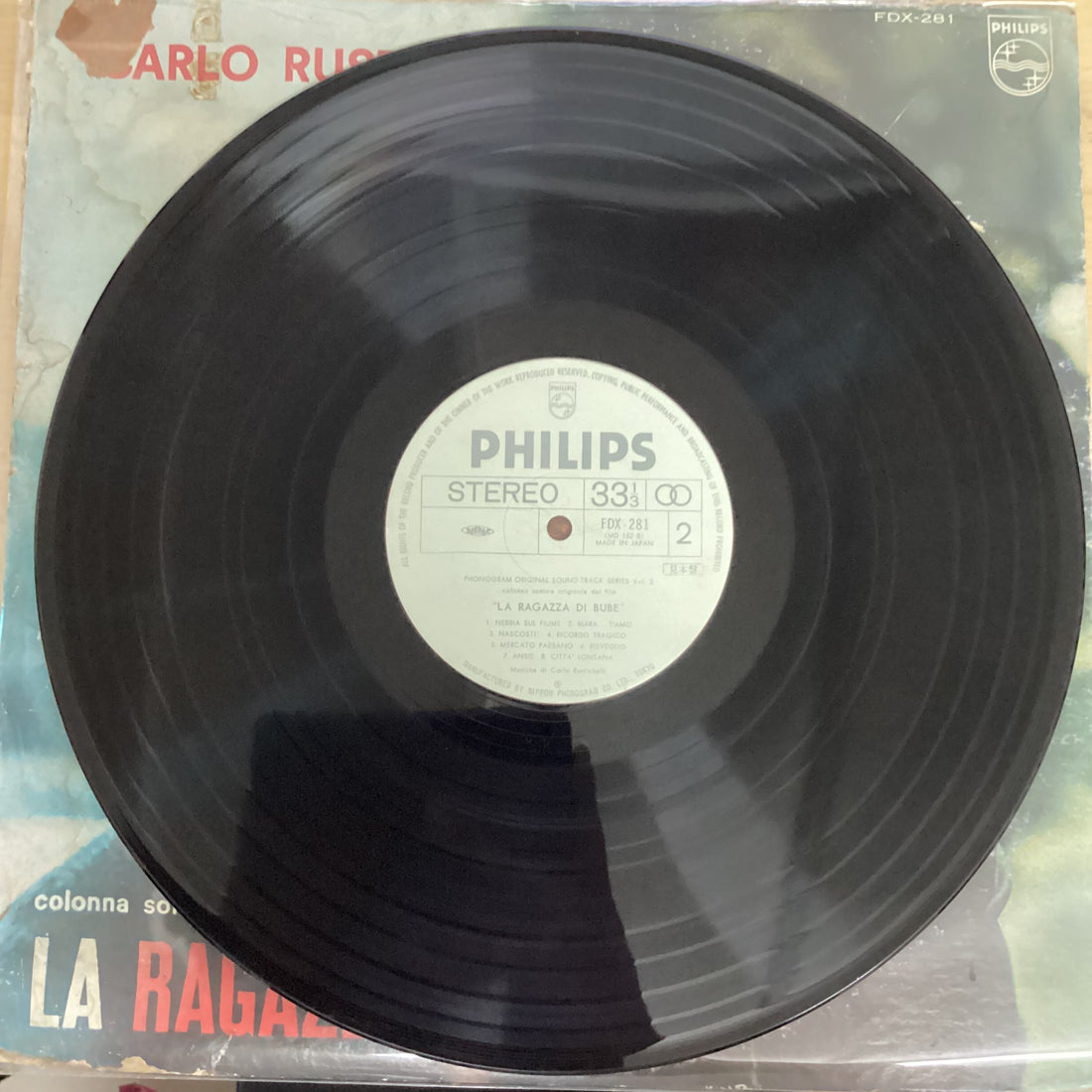แผ่นเสียง Carlo Rustichelli - La Ragazza Di Bube Colonna Sonora Originale Del Film Vinyl VG+