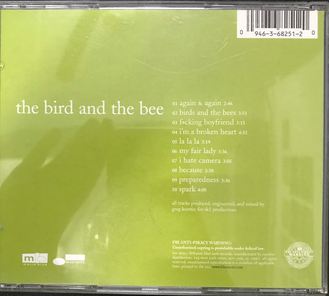 ซีดี The Bird And The Bee - The Bird And The Bee CD VG+