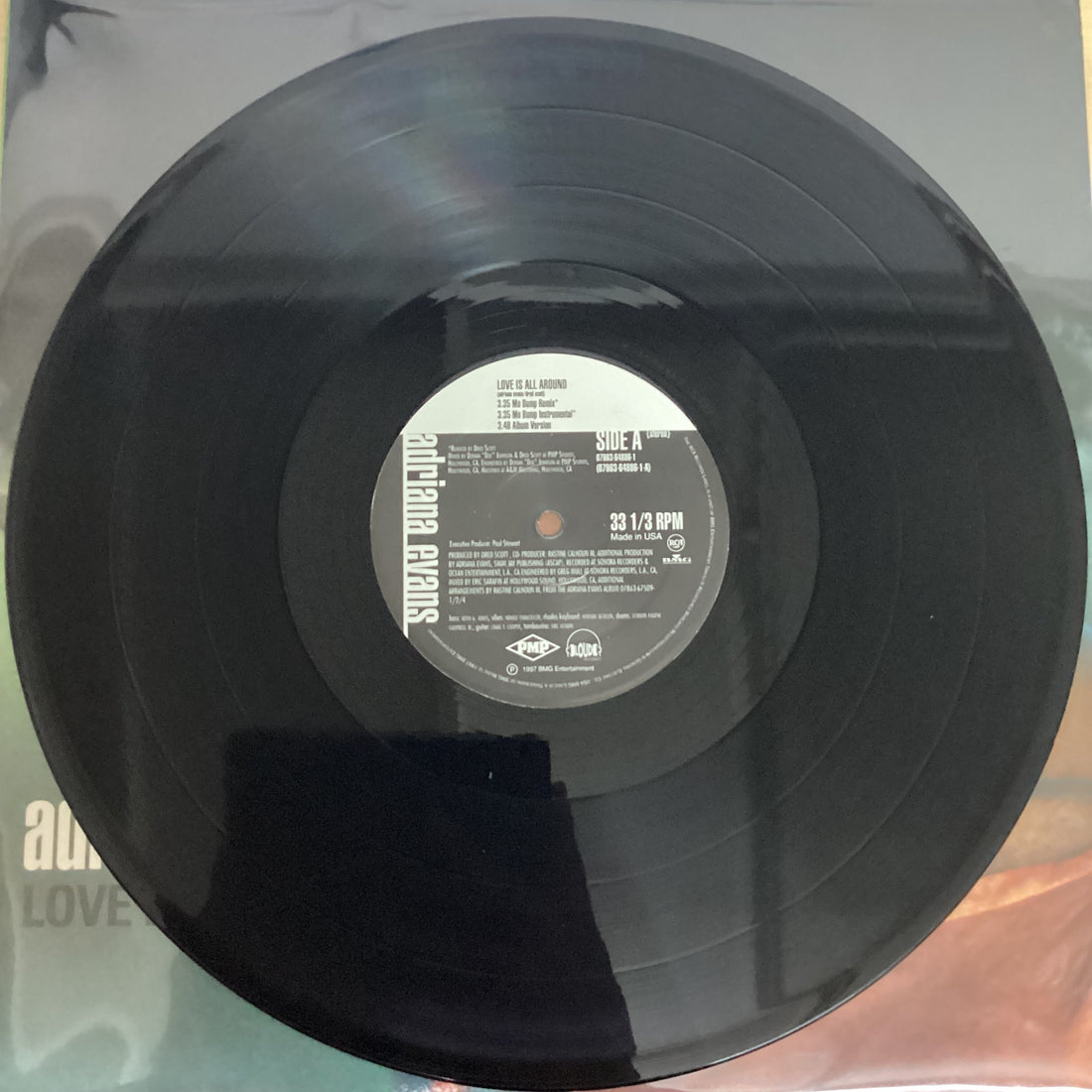 แผ่นเสียง Adriana Evans - Love Is All Around Vinyl VG+