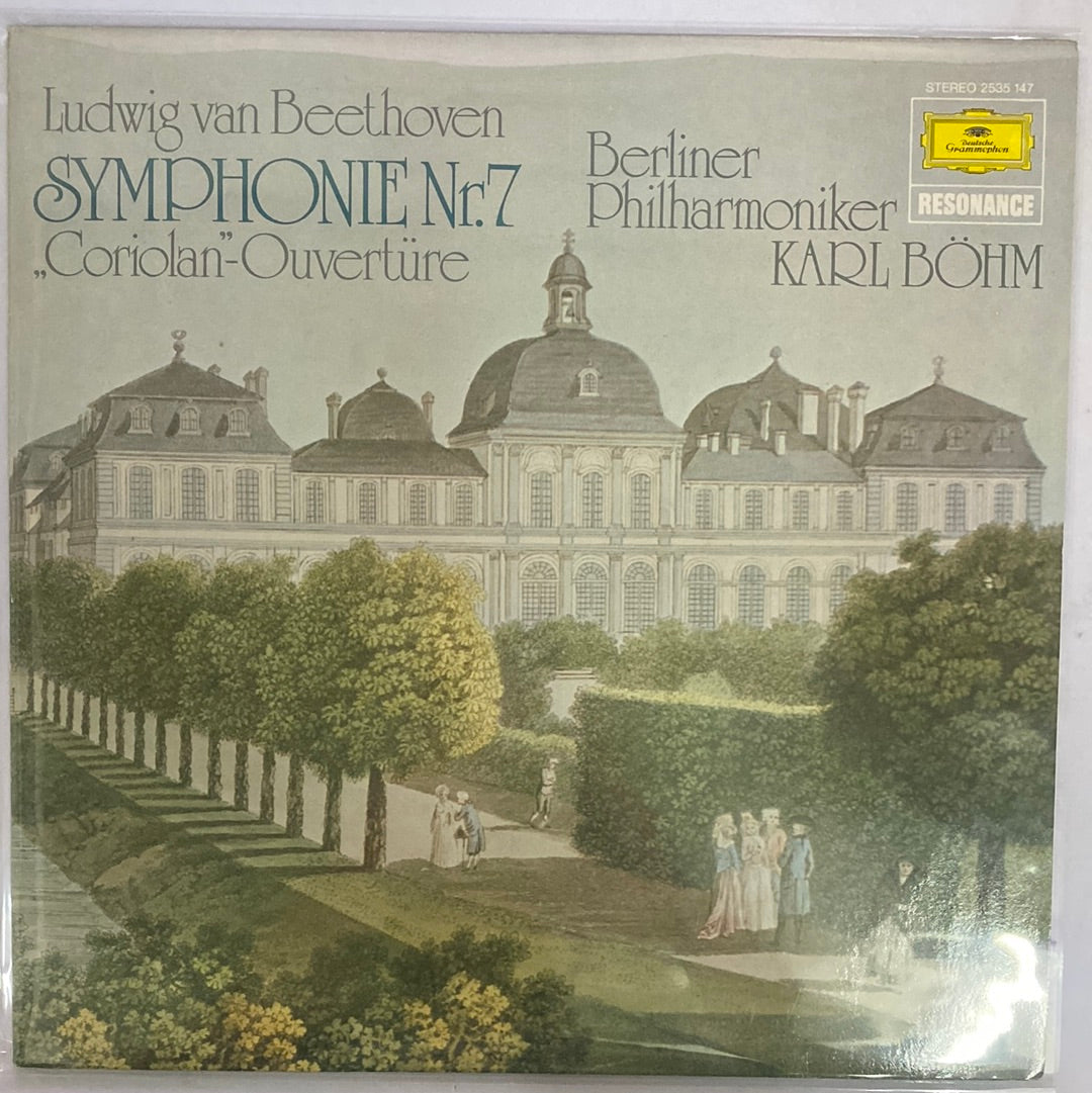 Berliner Philharmoniker, Karl Böhm, Ludwig van Beethoven - Symphony No. 7 ("Cariolan"-Ouvertüre) (Vinyl) (VG+)