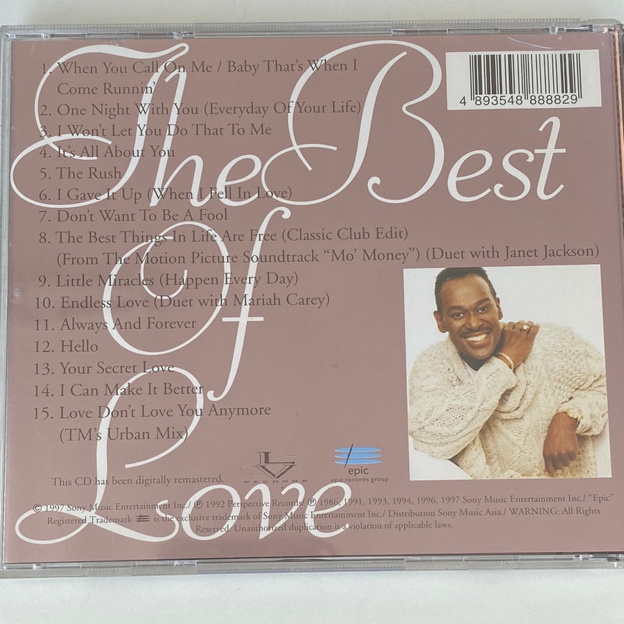 ซีดี Luther Vandross - One Night With You - The Best Of Love CD VG+