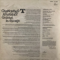 The Cannonball Adderley Quintet - In Chicago Vinyl VG+