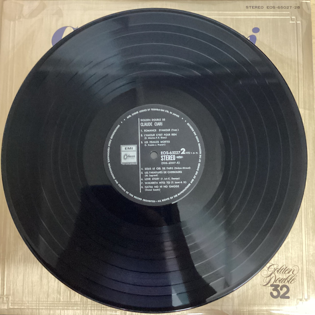 แผ่นเสียง Claude Ciari - Golden Double 32 Vinyl VG+ 2LPs