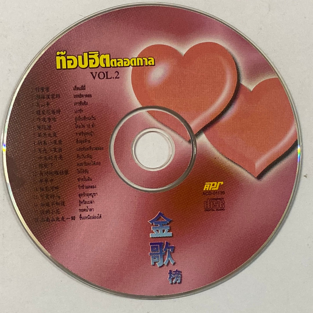 ซีดี Various - ท๊อปฮิตตลอดกาล Vol.2 (CD) (VG+)