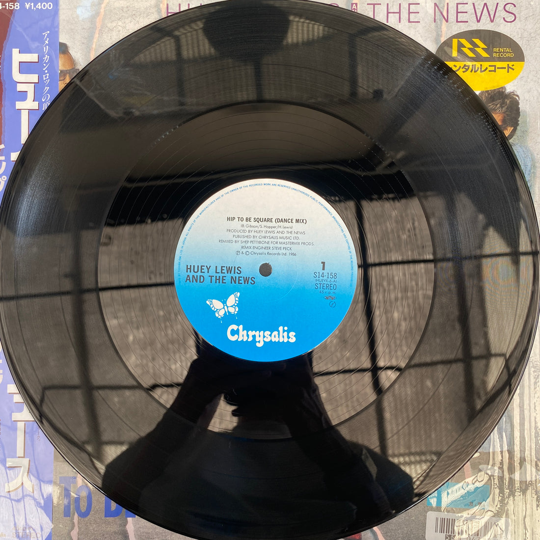 แผ่นเสียง Huey & The News - Hip To Be SquaLewis re Vinyl VG+