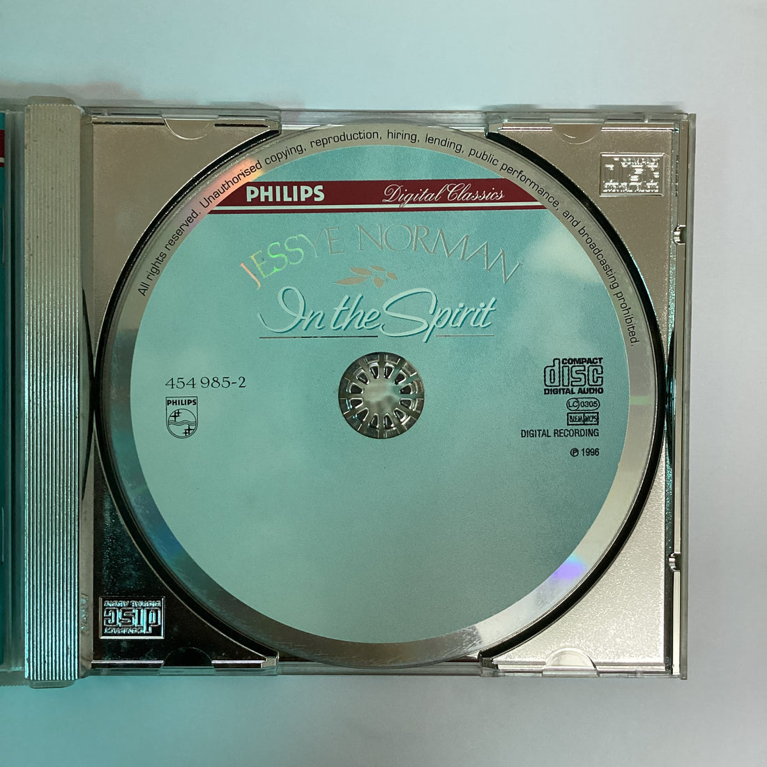 ซีดี Jessye Norman - In The Spirit - Sacred Music For Christmas CD VG+