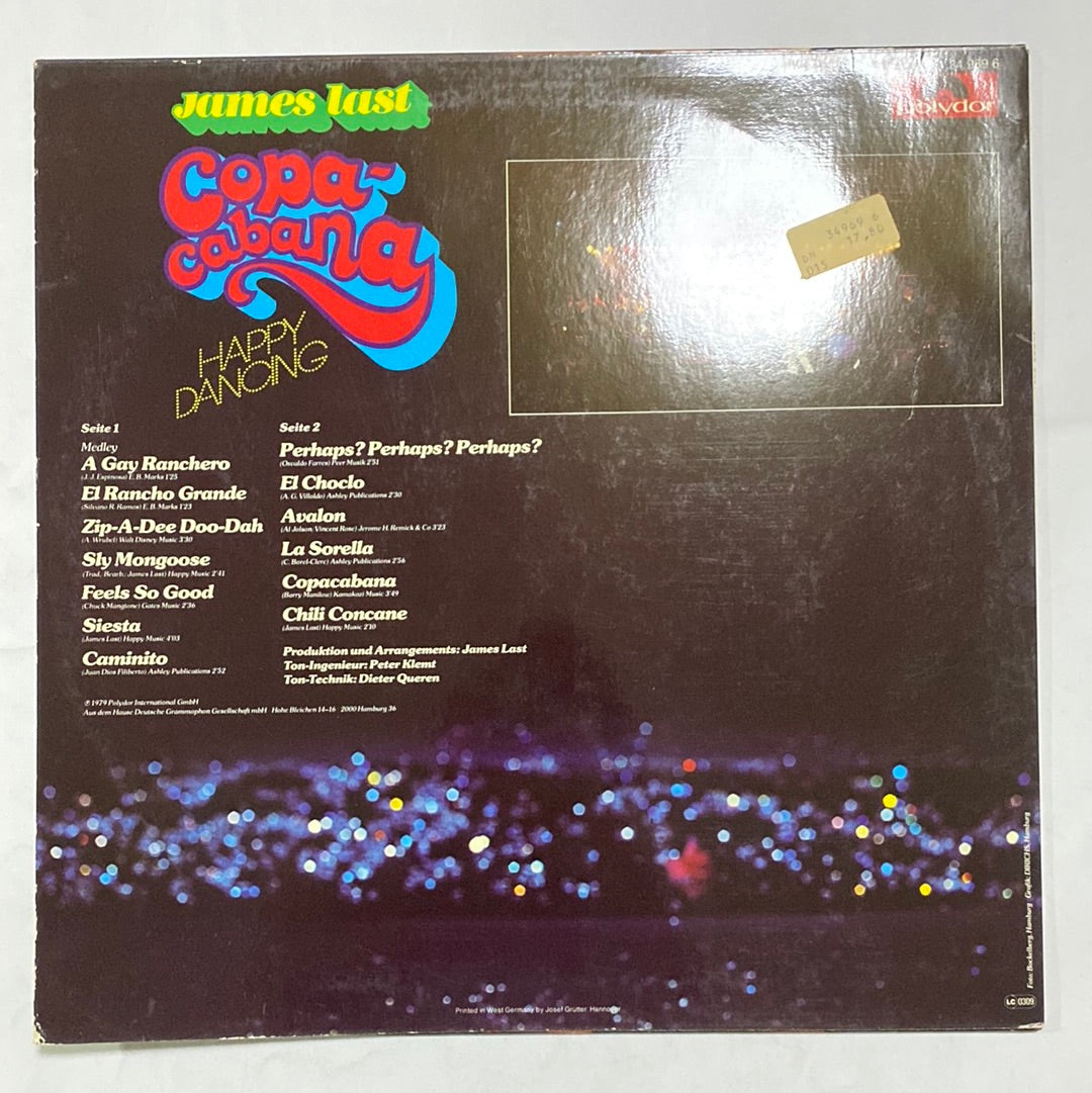 แผ่นเสียง James Last - Copacabana Happy Dancing (Vinyl) (VG+)