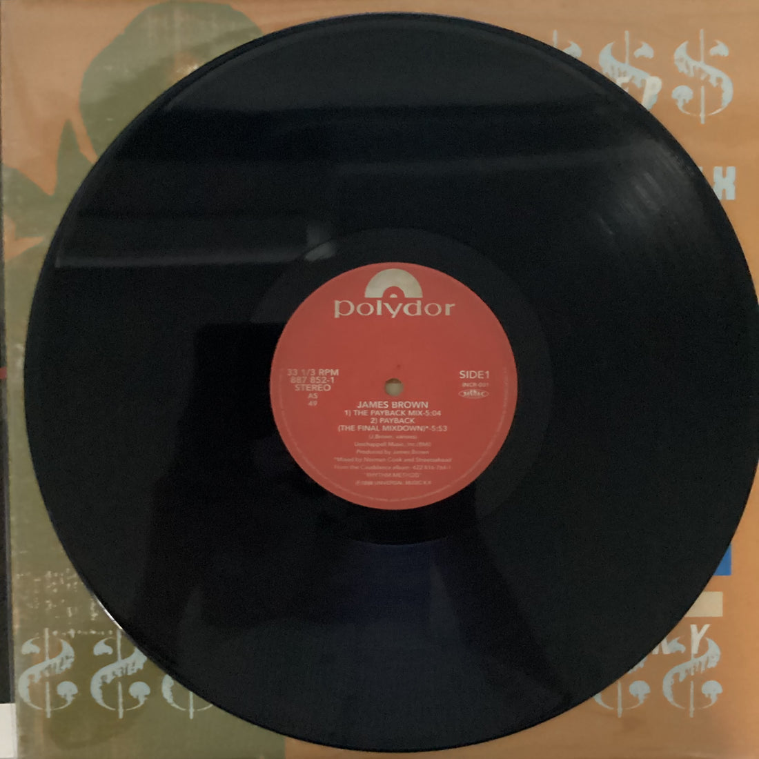 แผ่นเสียง James Brown - The Payback Mix Keep On Doing What You're Doing But Make It Funky Vinyl VG