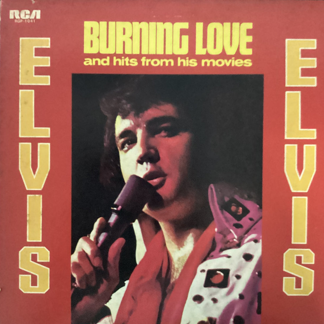 แผ่นเสียง Elvis Presley - Burning Love And Hits From His Movies Vol. 2 = バーニング・ラブ Vinyl VG+