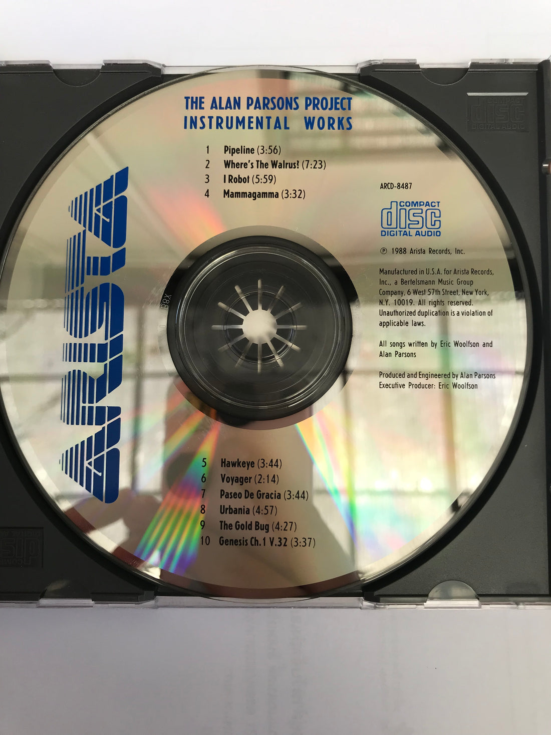 ซีดี The Alan Parsons Project - The InstrumentWorksal CD NM or M-