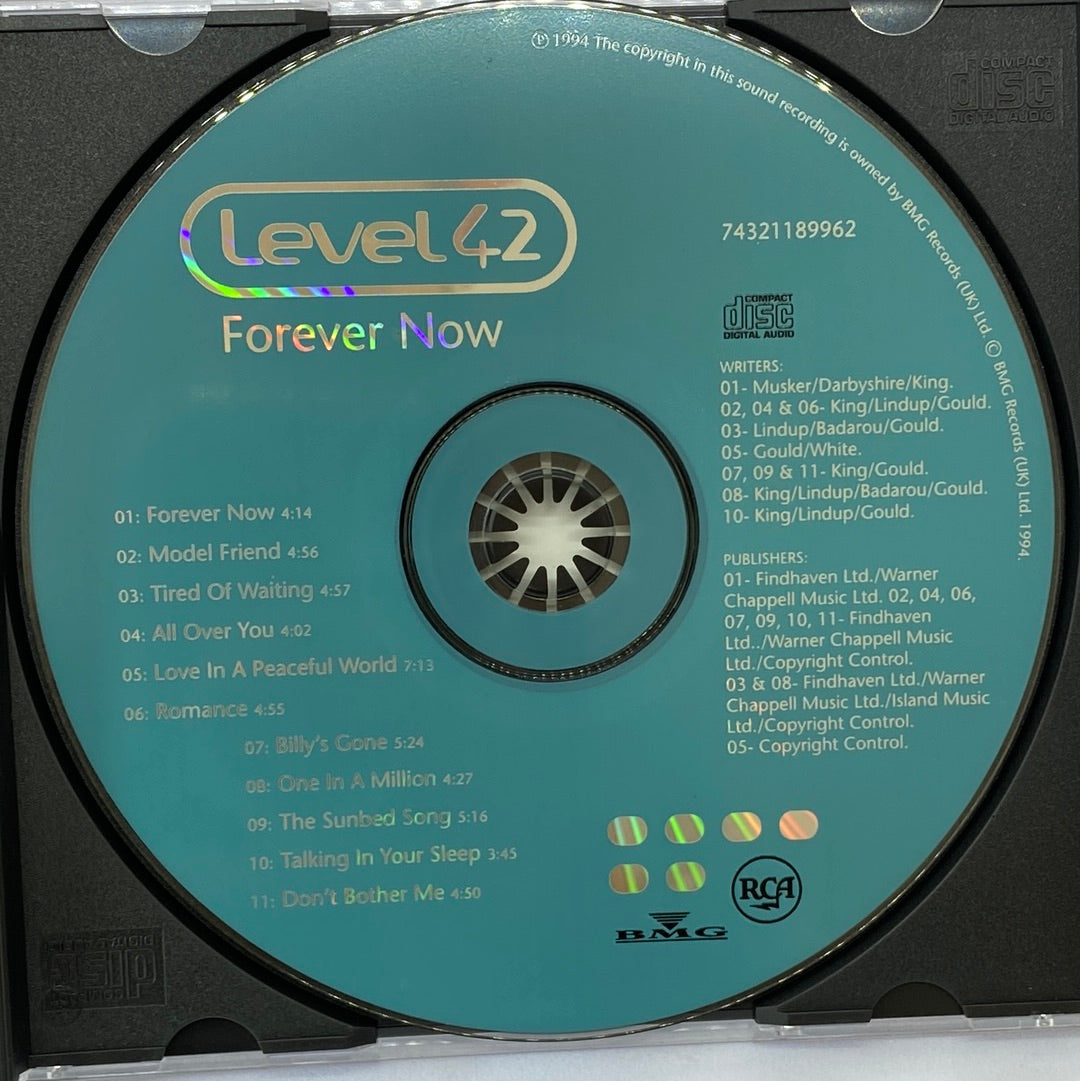 ซีดี Level 42 - Forever Now CD VG+