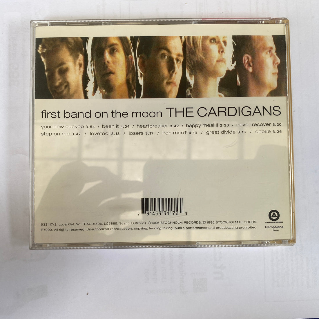 ซีดี The Cardigans - First Band On The Moon CD NM or M-