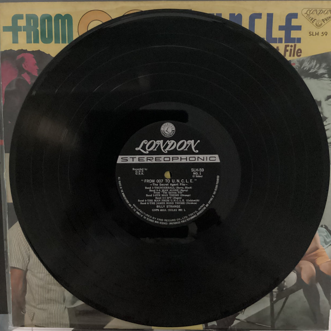 แผ่นเสียง Billy Strange - From 007 To U.N.C.L.E. - The Secret Agent File Vinyl VG+