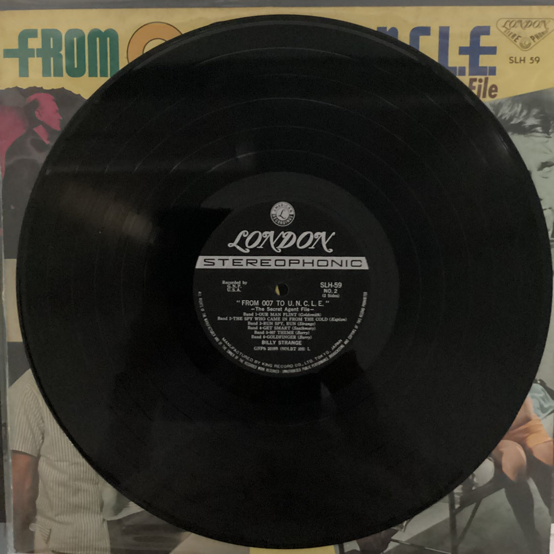 แผ่นเสียง Billy Strange - From 007 To U.N.C.L.E. - The Secret Agent File Vinyl VG+
