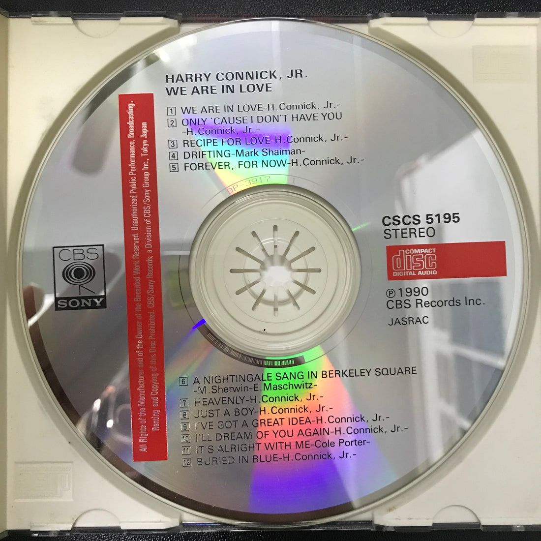 ซีดี Harry Connick, Jr. - We Are In Love CD VG+