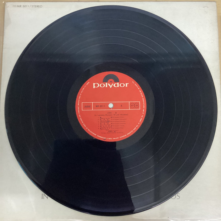 แผ่นเสียง Kenji Sawada = Julie - Julie II In London, Olympic Sound Studios Vinyl VG+