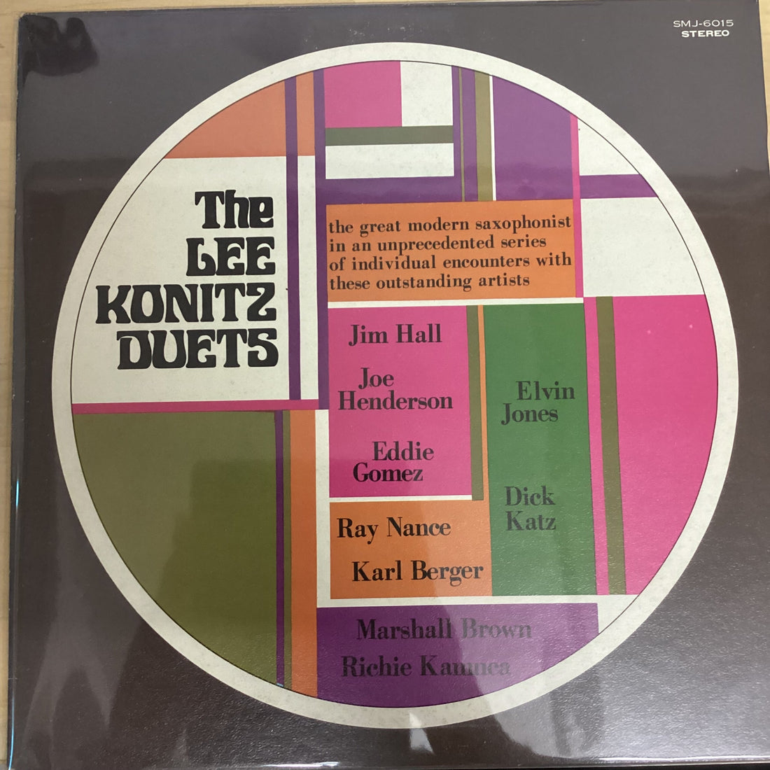 แผ่นเสียง Lee Konitz - The Lee Konitz Duets Vinyl VG+