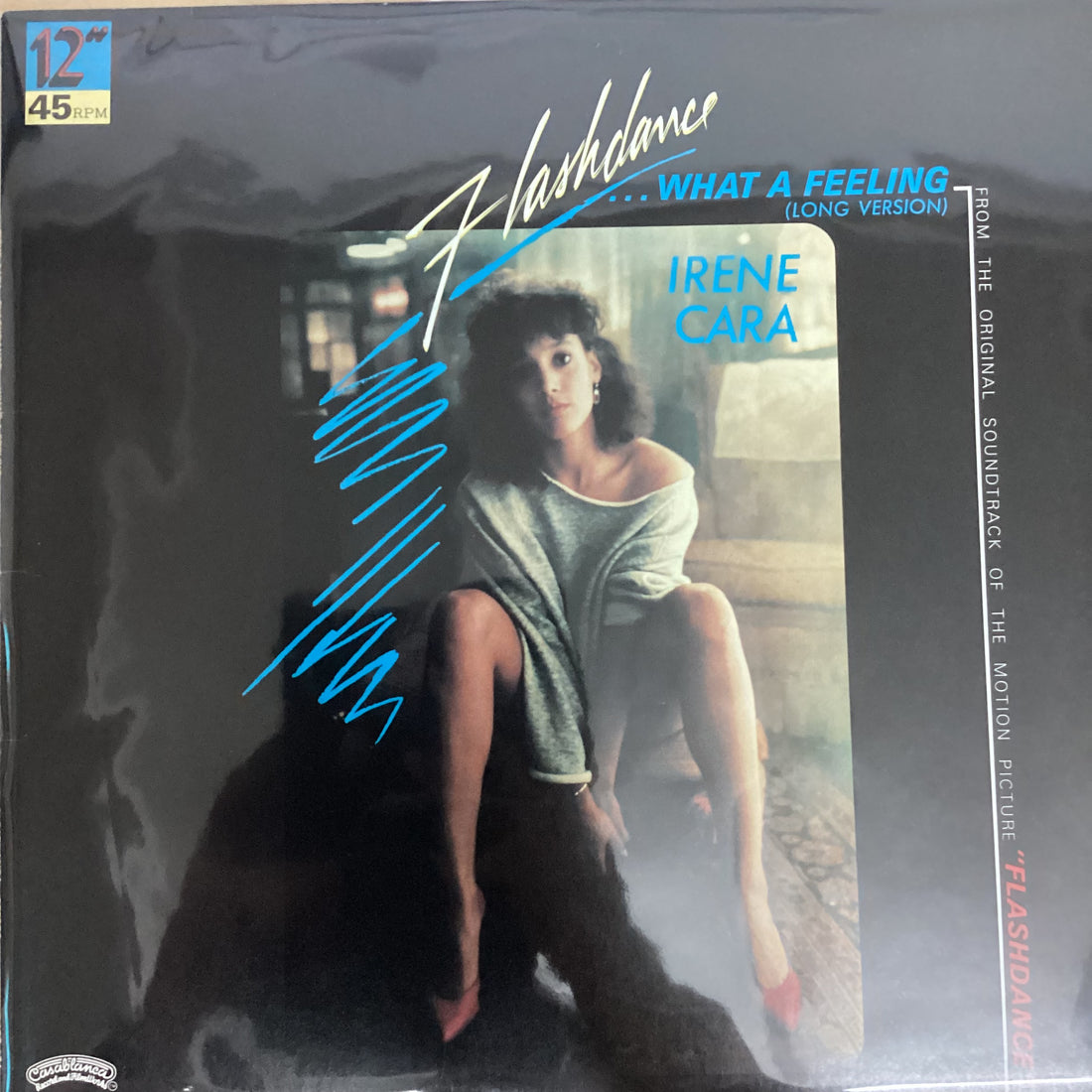 แผ่นเสียง Irene Cara - Flashdance ... What A Feeling Long Version From The Original Soundtrack Of The Motion Picture "Flashdance" Vinyl VG+